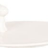 Clayre & Eef Serveerschaal 6CE1018 Ø 19*7 cm - Wit Porselein PresenteerschaalDienbladDecoratie Schaal