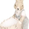 Clayre & Eef 6TE0261 Rabbit Decoration Approx. 30 x 23 x 48 cm