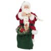 64651 DEKORATIVES FIGUR WEIHNACHTSMANN 28 CM ROT GRÜN