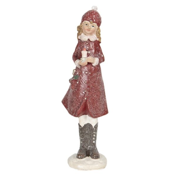6PR3065 WOHNACCESSOIRES KIND 4*4*16 CM ROT