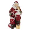 6PR4720 DEKO ACCESSOIRES WEIHNACHTSMANN 9*9*18 CM ROT