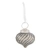6GL2321 CLAYRE & EEF CHRISTMAS BAUBLE Ø 5 CM SILVER
