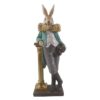 6PR3161 CLAYRE & EEF STATUE RABBIT 15*9*45 CM BROWN GREY