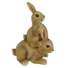 6PR3282 CLAYRE & EEF STATUE RABBIT 12 CM BROWN
