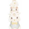 DECORATION RABBITS 10X9X25 CM - CLAYRE & EEF 6PR2605
