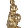 DEKORATION KANINCHEN 8X5X13 CM GOLD 6PR3081GO