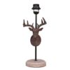 6LMP159 CLAYRE & EEF LAMP BASE Ø 20*46 CM BROWN IRON ROUND
