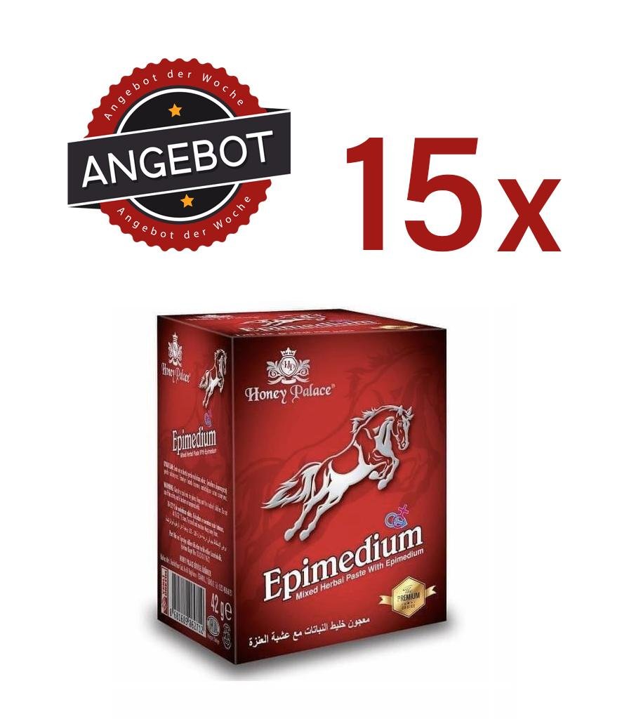 Angebot der Woche Honey Palace Epimedium 15 X 240gr