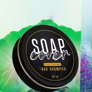 SOAP COVER Grey Bar Shampoo Natural Polygonum Essence Hair Darkening 1x 50 gr