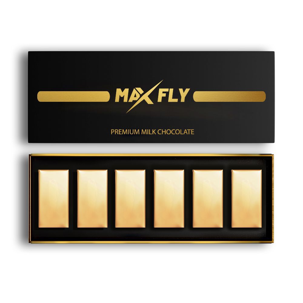 Max Fly Premium Milk Chokolate ,Schokolade 6 stück